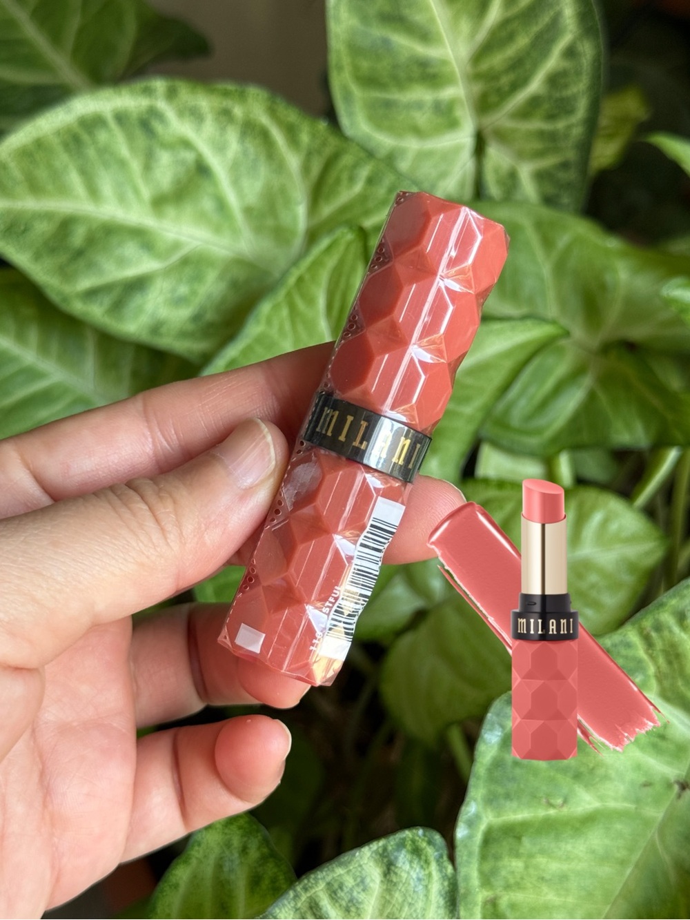 Milani Color Fetish Balm Lipstick – 110 Lustful | Peachy Nude | Brand New